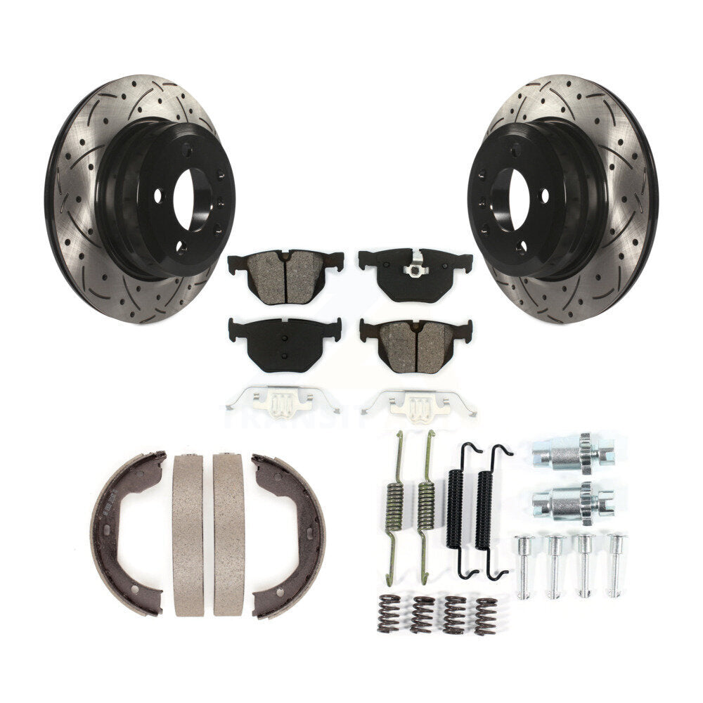 Transit Auto KDS-101528 Disc Brake Kit for 2007-2019 BMW X5, BMW X6 - Rear