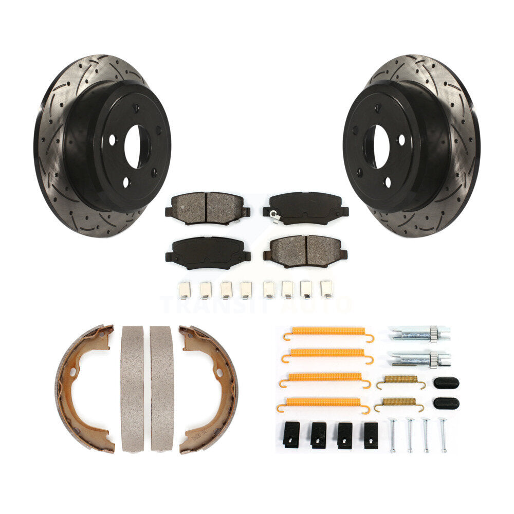Transit Auto KDS-101530 Disc Brake Kit for 2007-2018 Jeep Wrangler JK, Jeep Wrangler - Rear