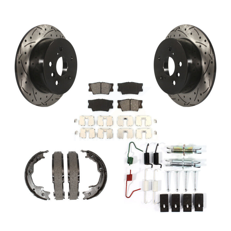 Transit Auto KDS-101531 Disc Brake Kit for 2012-2018 Lexus ES350, Lexus ES300h and More - Rear
