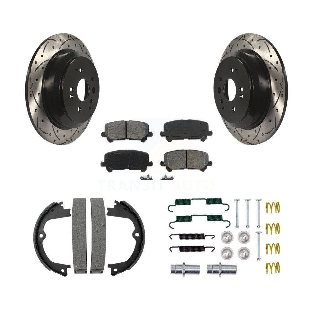 Transit Auto KDS-101532 Disc Brake Kit for 2014-2016 Acura MDX - Rear