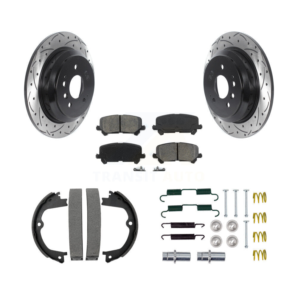 Transit Auto KDS-101533 Disc Brake Kit for 2016-2024 Honda Passport, Honda Ridgeline, Honda Pilot - Rear