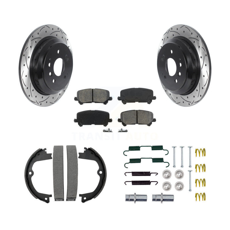 Transit Auto KDS-101533 Disc Brake Kit for 2016-2024 Honda Passport, Honda Ridgeline, Honda Pilot - Rear