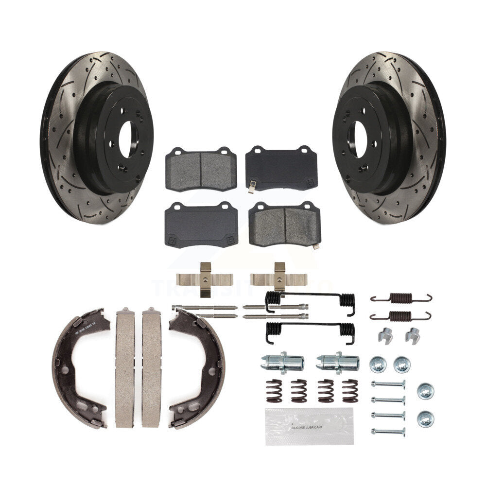 Transit Auto KDS-101535 Disc Brake Kit for 2010-2016 Hyundai Genesis Coupe - Rear