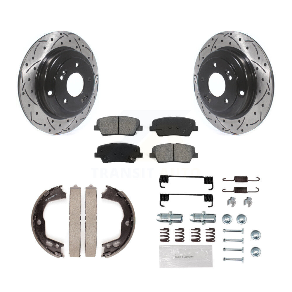 Transit Auto KDS-101536 Disc Brake Kit for 2010-2016 Hyundai Genesis Coupe - Rear
