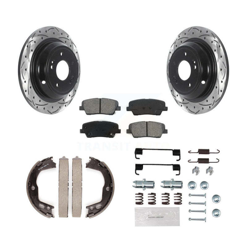 Transit Auto KDS-101537 Disc Brake Kit for 2009-2010 Hyundai Genesis - Rear