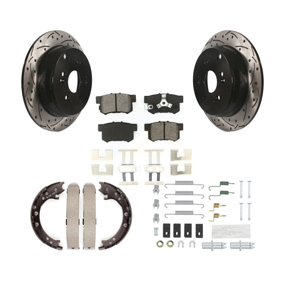 Transit Auto KDS-101538 Disc Brake Kit for 2007-2018 Acura RDX, Honda CR-V - Rear