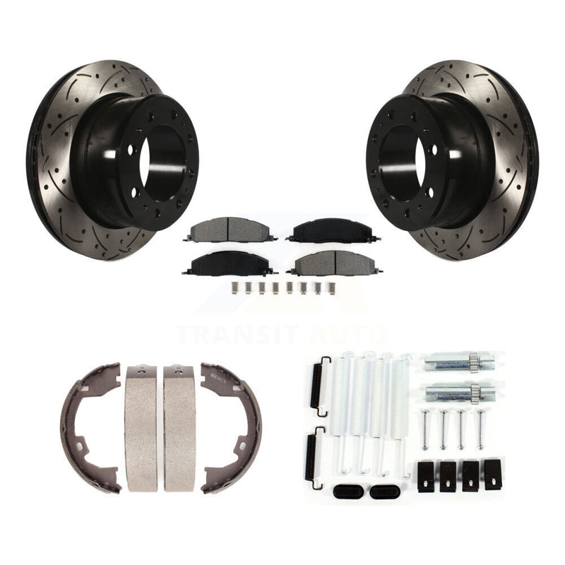 Transit Auto KDS-101543 Disc Brake Kit for 2012 Ram 1500 - Rear