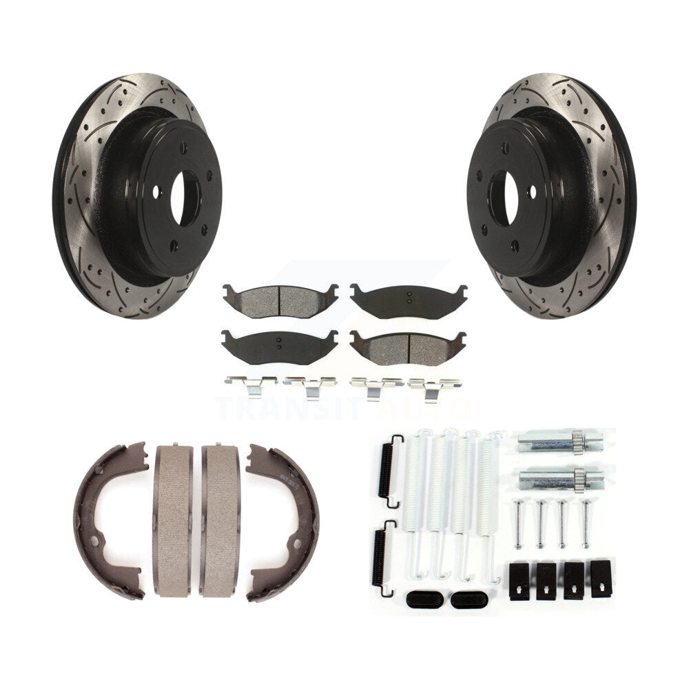 Transit Auto KDS-101544 Disc Brake Kit for 2007-2021 Ram 1500 Classic, Ram 1500 and More - Rear