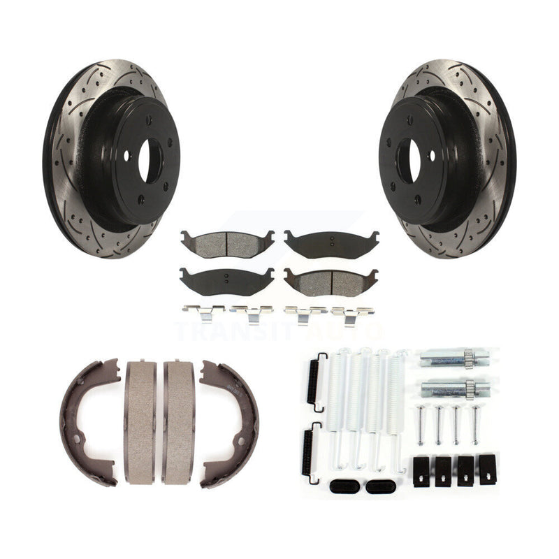 Transit Auto KDS-101544 Disc Brake Kit for 2007-2021 Ram 1500 Classic, Ram 1500 and More - Rear