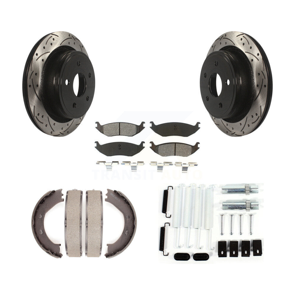 Transit Auto KDS-101546 Disc Brake Kit for 2004-2008 Dodge Ram 1500, Chrysler Aspen, Dodge Durango - Rear