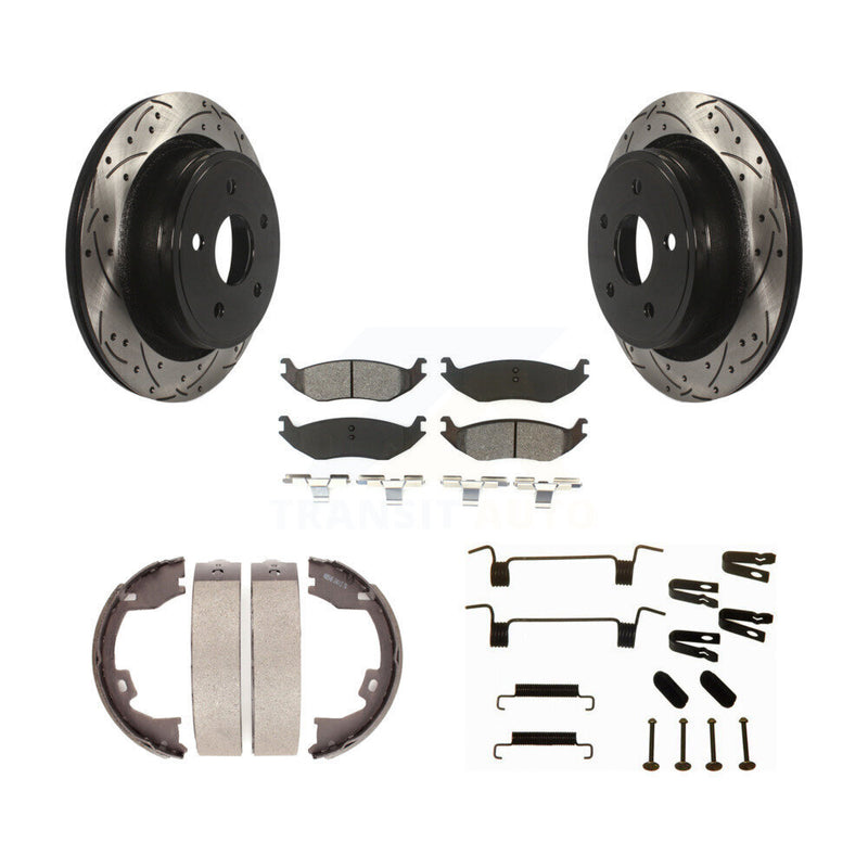 Transit Auto KDS-101547 Disc Brake Kit for 2007-2008 Dodge Ram 1500 - Rear
