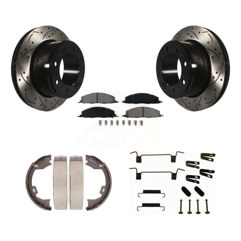 Transit Auto KDS-101550 Disc Brake Kit for 2009-2018 Ram 2500, Ram 3500 and More - Rear