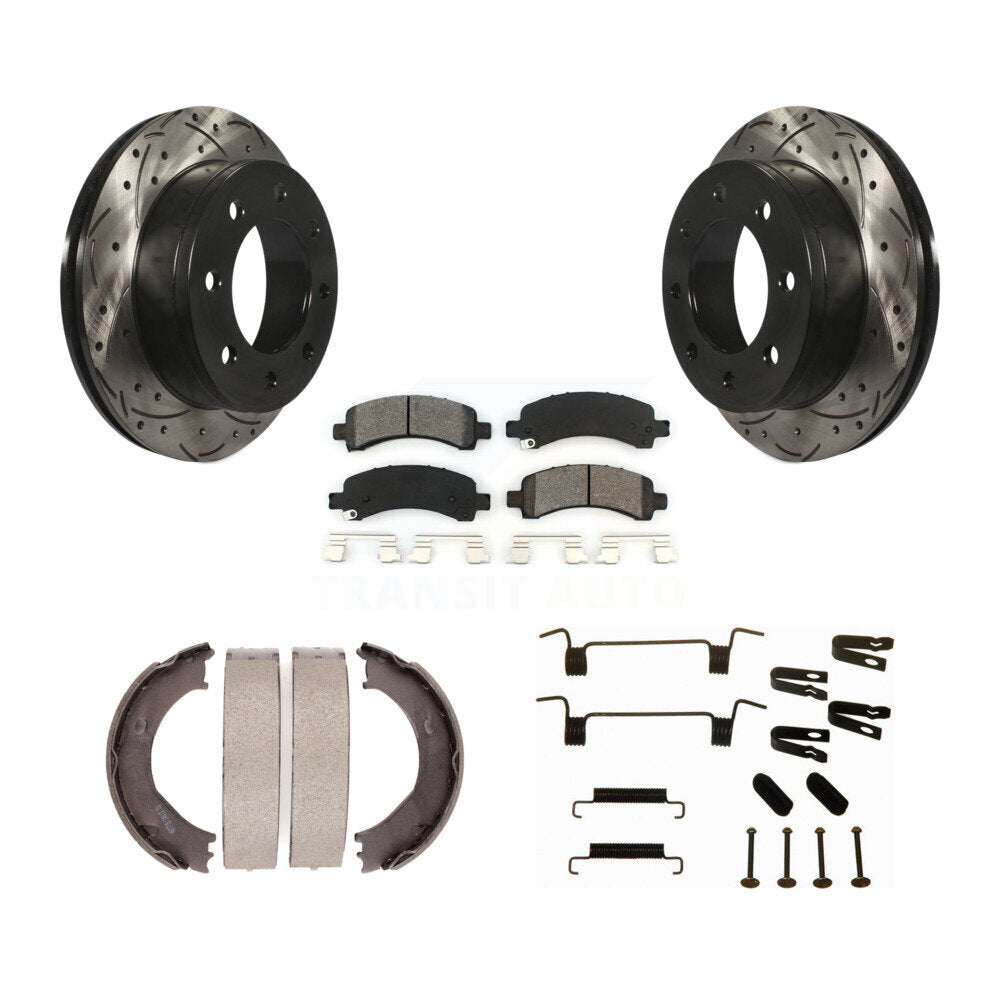 Transit Auto KDS-101553 Disc Brake Kit for 2003-2008 Chevrolet Express 2500, GMC Savana 2500 - Rear