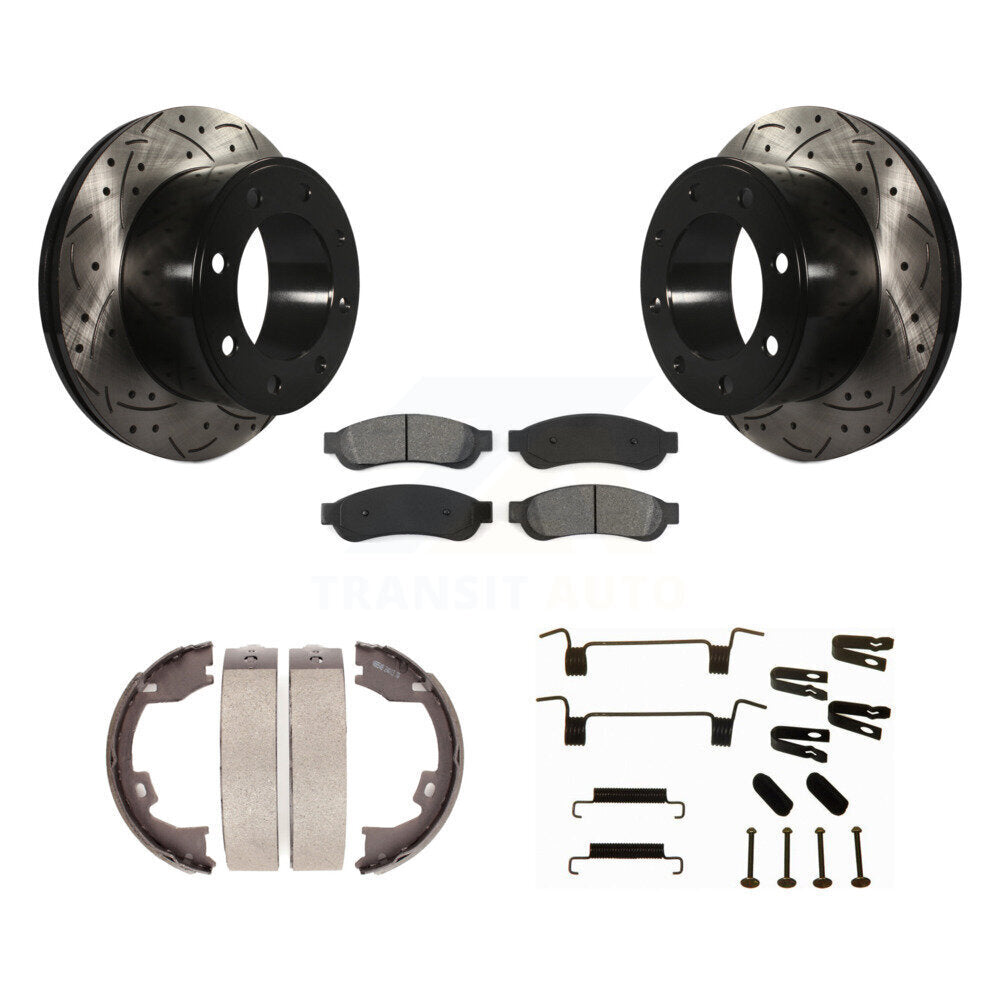 Transit Auto KDS-101556 Disc Brake Kit for 2008-2010 Ford F-350 Super Duty, Ford F-250 Super Duty - Rear