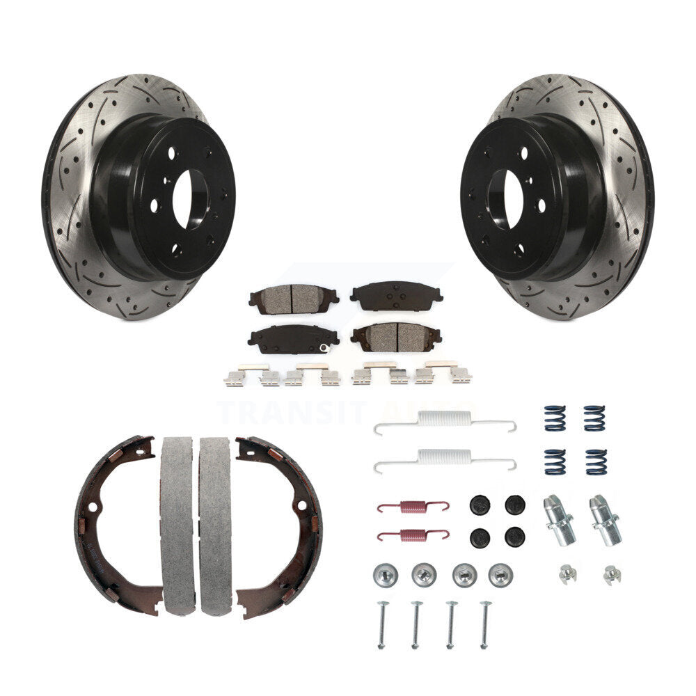 Transit Auto KDS-101559 Disc Brake Kit for 2014-2020 Chevrolet Suburban, GMC Yukon XL and More - Rear
