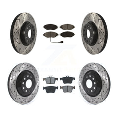 Transit Auto KDS-101563 Disc Brake Kit for 2019-2020 Audi A3 Quattro, Volkswagen Arteon - Front and Rear
