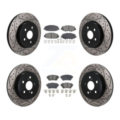 Transit Auto KDS-101564 Disc Brake Kit for 2019-2024 Toyota Corolla - Front and Rear