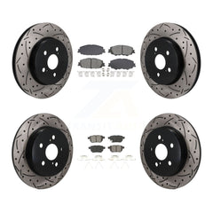 Transit Auto KDS-101565 Disc Brake Kit for 2019 Toyota Corolla - Front and Rear