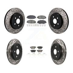 Transit Auto KDS-101566 Disc Brake Kit for 2020-2022 Toyota Corolla, Toyota Prius Prime - Front and Rear
