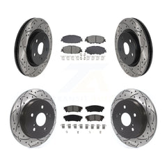 Transit Auto KDS-101569 Disc Brake Kit for 2023 Toyota Prius - Front and Rear