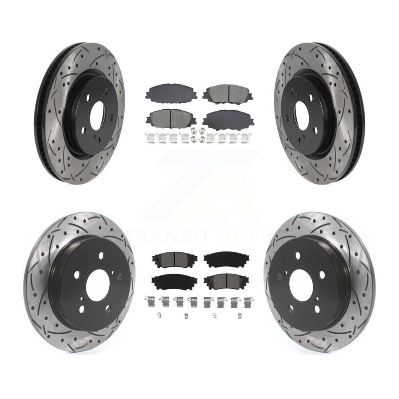 Transit Auto KDS-101569 Disc Brake Kit for 2023 Toyota Prius - Front and Rear