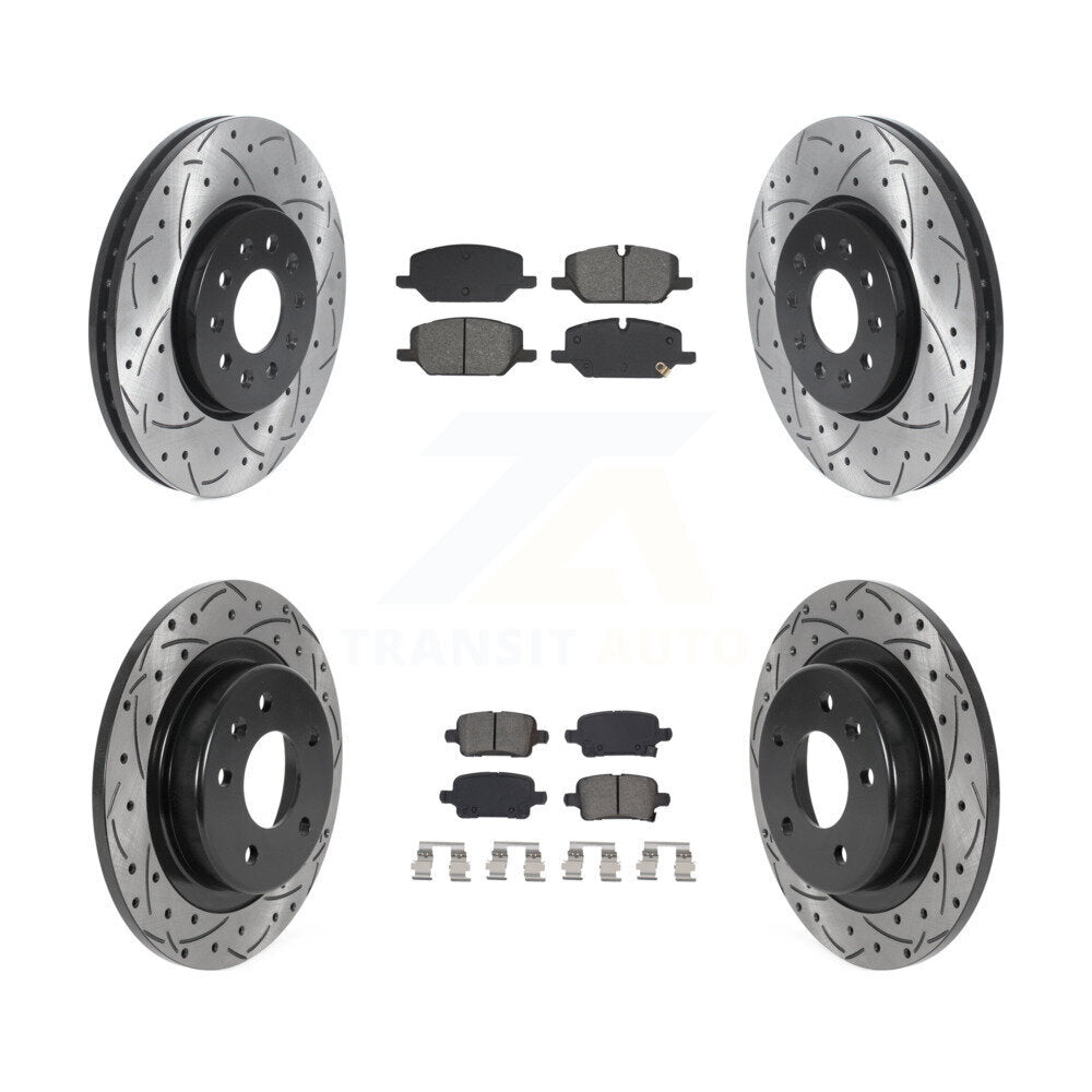 Transit Auto KDS-101570 Disc Brake Kit for 2020 Chevrolet Equinox - Front and Rear