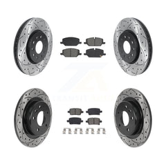 Transit Auto KDS-101570 Disc Brake Kit for 2020 Chevrolet Equinox - Front and Rear