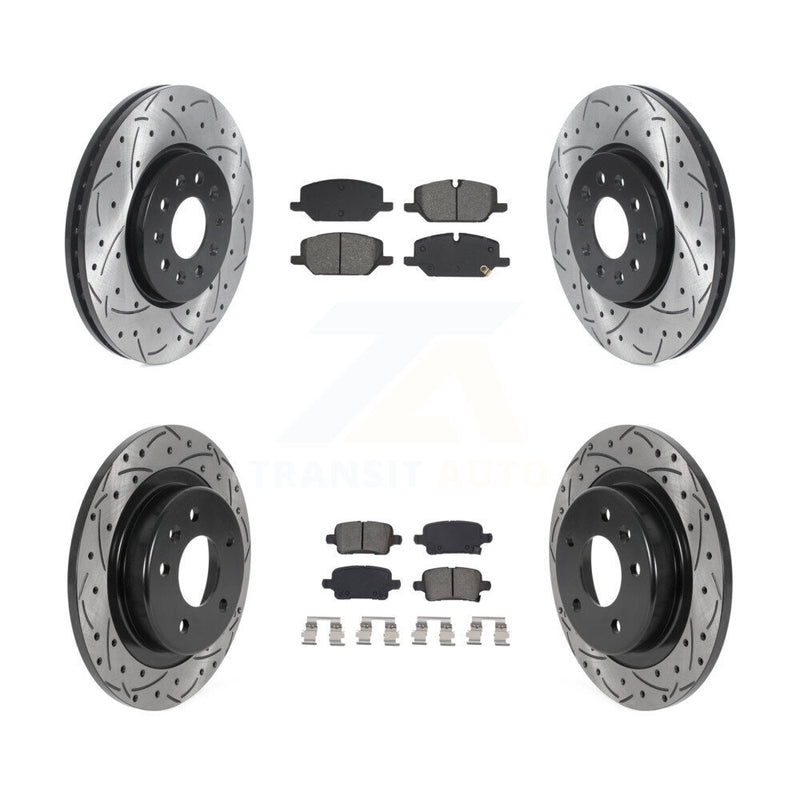 Transit Auto KDS-101570 Disc Brake Kit for 2020 Chevrolet Equinox - Front and Rear