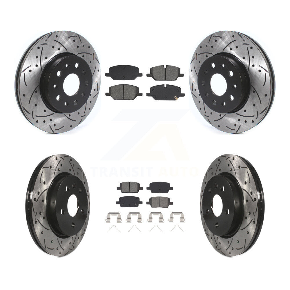 Transit Auto KDS-101571 Disc Brake Kit for 2021-2022 Chevrolet Camaro - Front and Rear