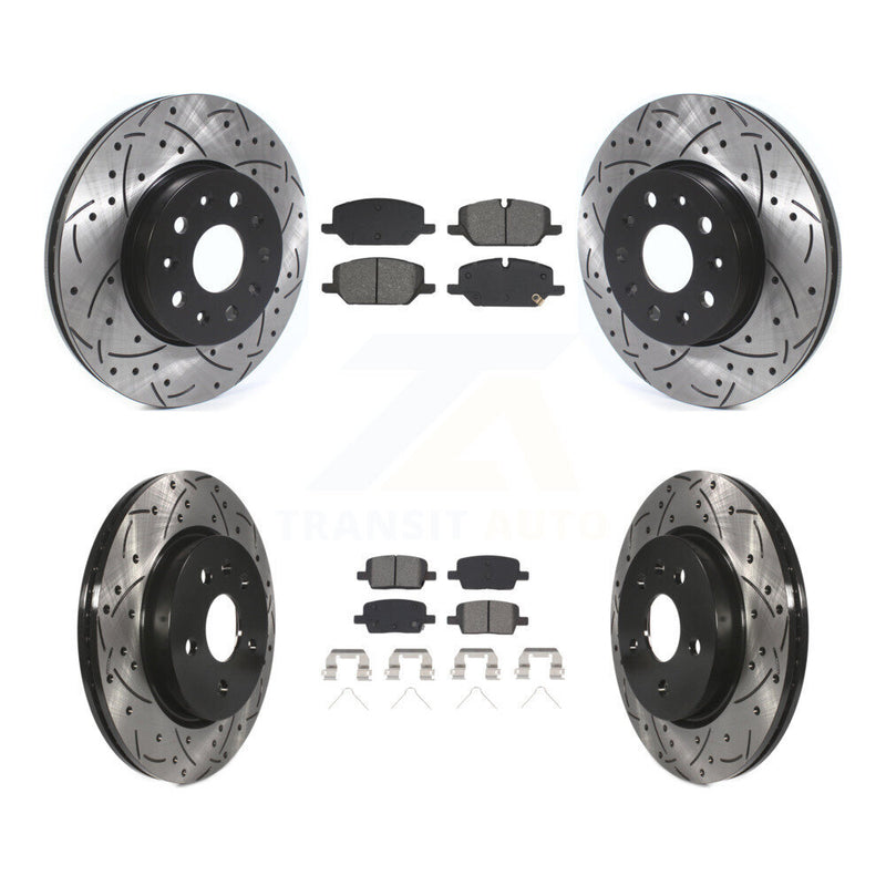 Transit Auto KDS-101571 Disc Brake Kit for 2021-2022 Chevrolet Camaro - Front and Rear