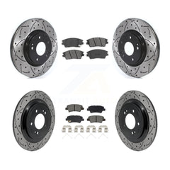 Transit Auto KDS-101573 Disc Brake Kit for 2017-2022 Hyundai Tucson, Kia Sportage - Front and Rear