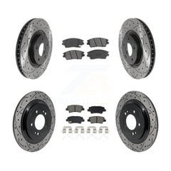 Transit Auto KDS-101574 Disc Brake Kit for 2017-2022 Kia Sportage - Front and Rear