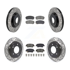 Transit Auto KDS-101575 Disc Brake Kit for 2021-2024 Hyundai Elantra - Front and Rear