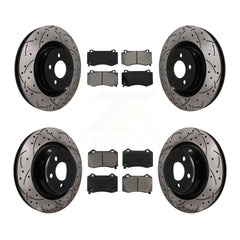 Transit Auto KDS-101578 Disc Brake Kit for 2005-2023 Dodge Challenger, Dodge Charger and More - Front and Rear
