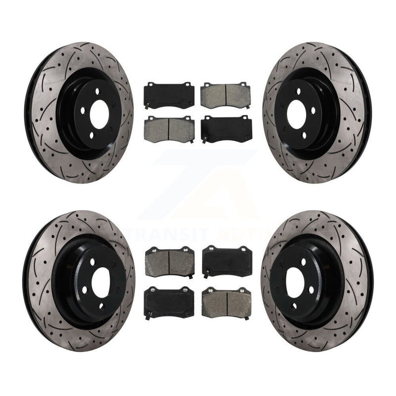 Transit Auto KDS-101578 Disc Brake Kit for 2005-2023 Dodge Challenger, Dodge Charger and More - Front and Rear