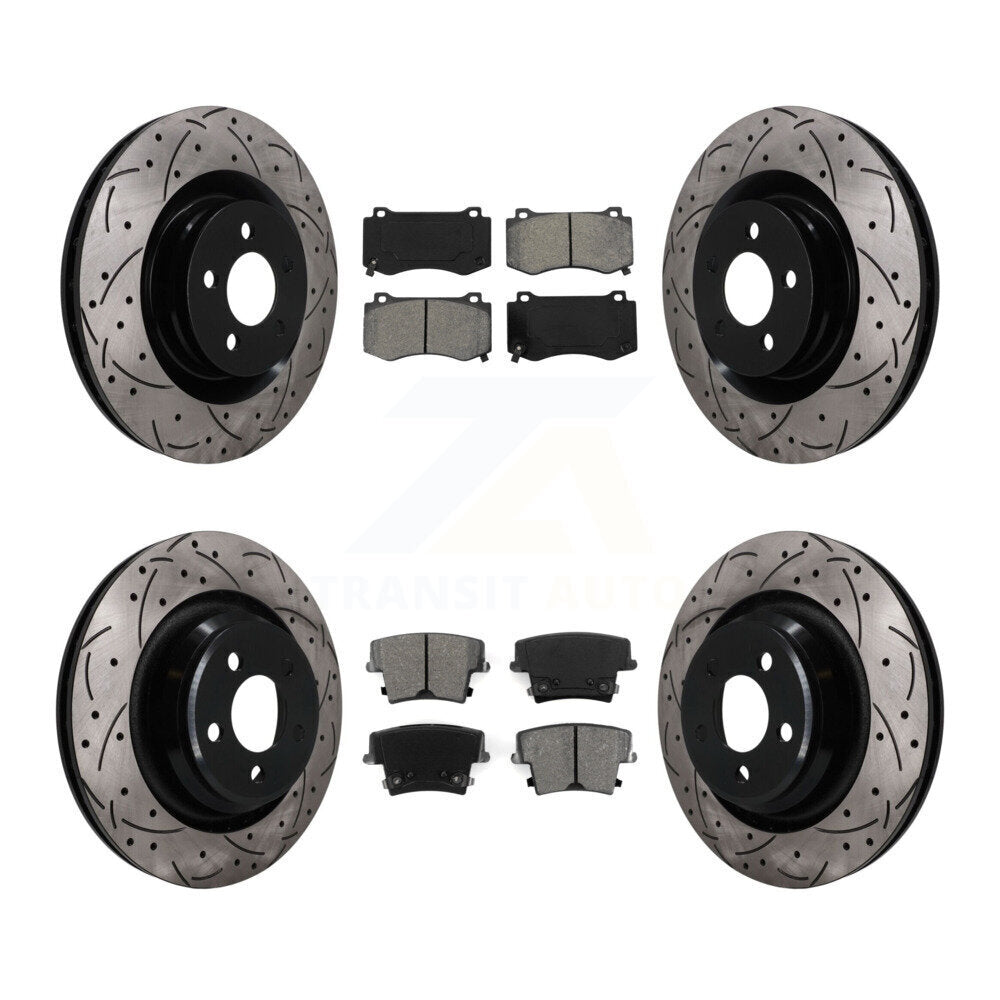 Transit Auto KDS-101579 Disc Brake Kit for 2015 Dodge Charger - Front and Rear
