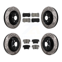 Transit Auto KDS-101579 Disc Brake Kit for 2015 Dodge Charger - Front and Rear