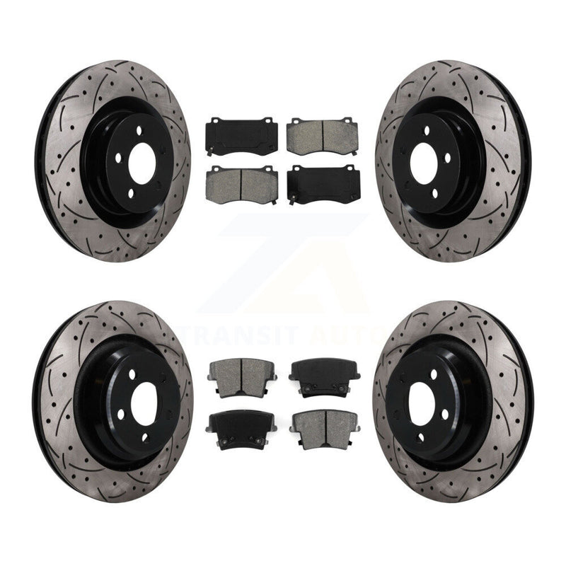 Transit Auto KDS-101579 Disc Brake Kit for 2015 Dodge Charger - Front and Rear