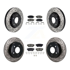 Transit Auto KDS-101580 Disc Brake Kit for 2021-2023 Nissan Kicks - Front and Rear