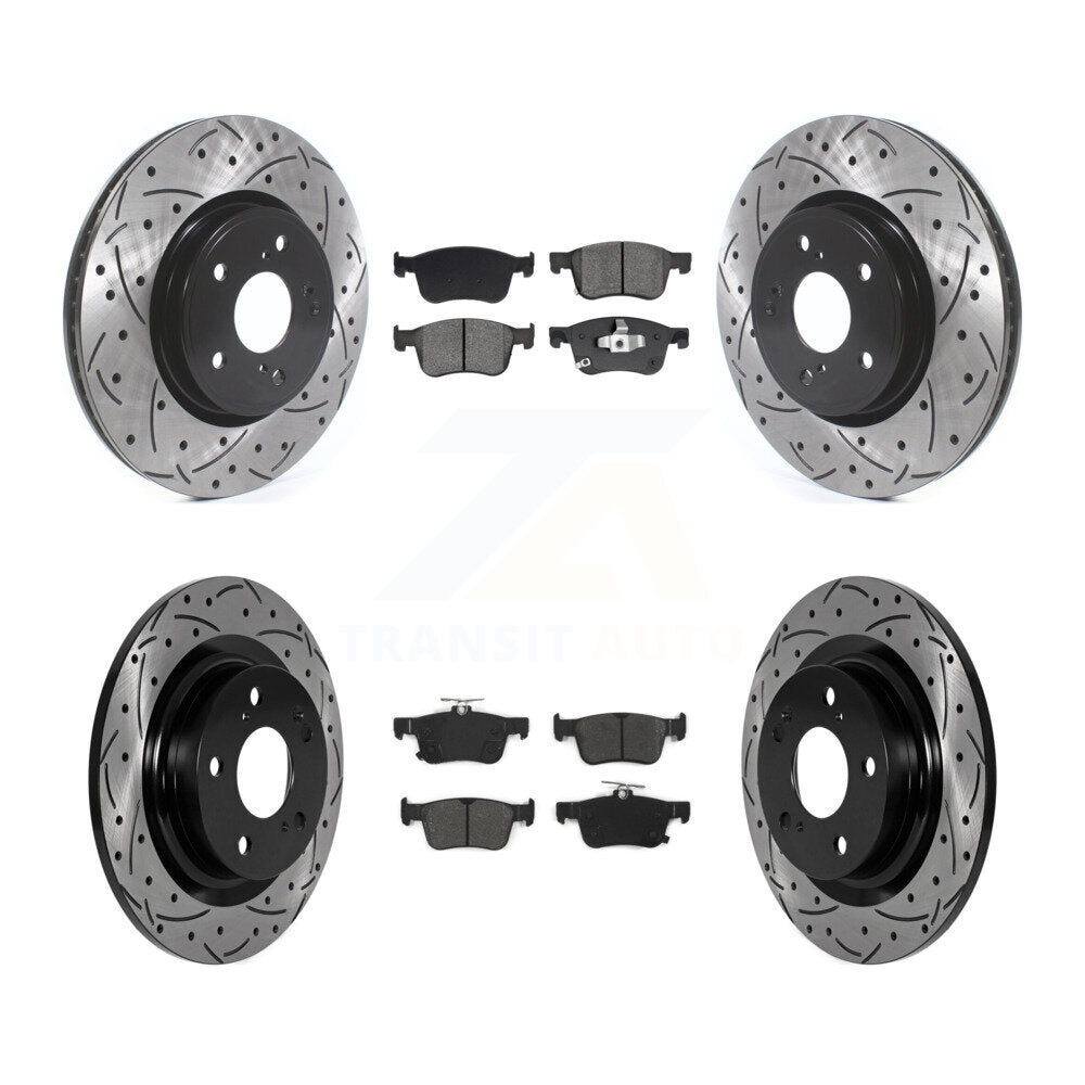 Transit Auto KDS-101581 Disc Brake Kit for 2024 Acura Integra - Front and Rear