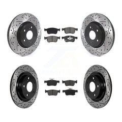Transit Auto KDS-101581 Disc Brake Kit for 2024 Acura Integra - Front and Rear