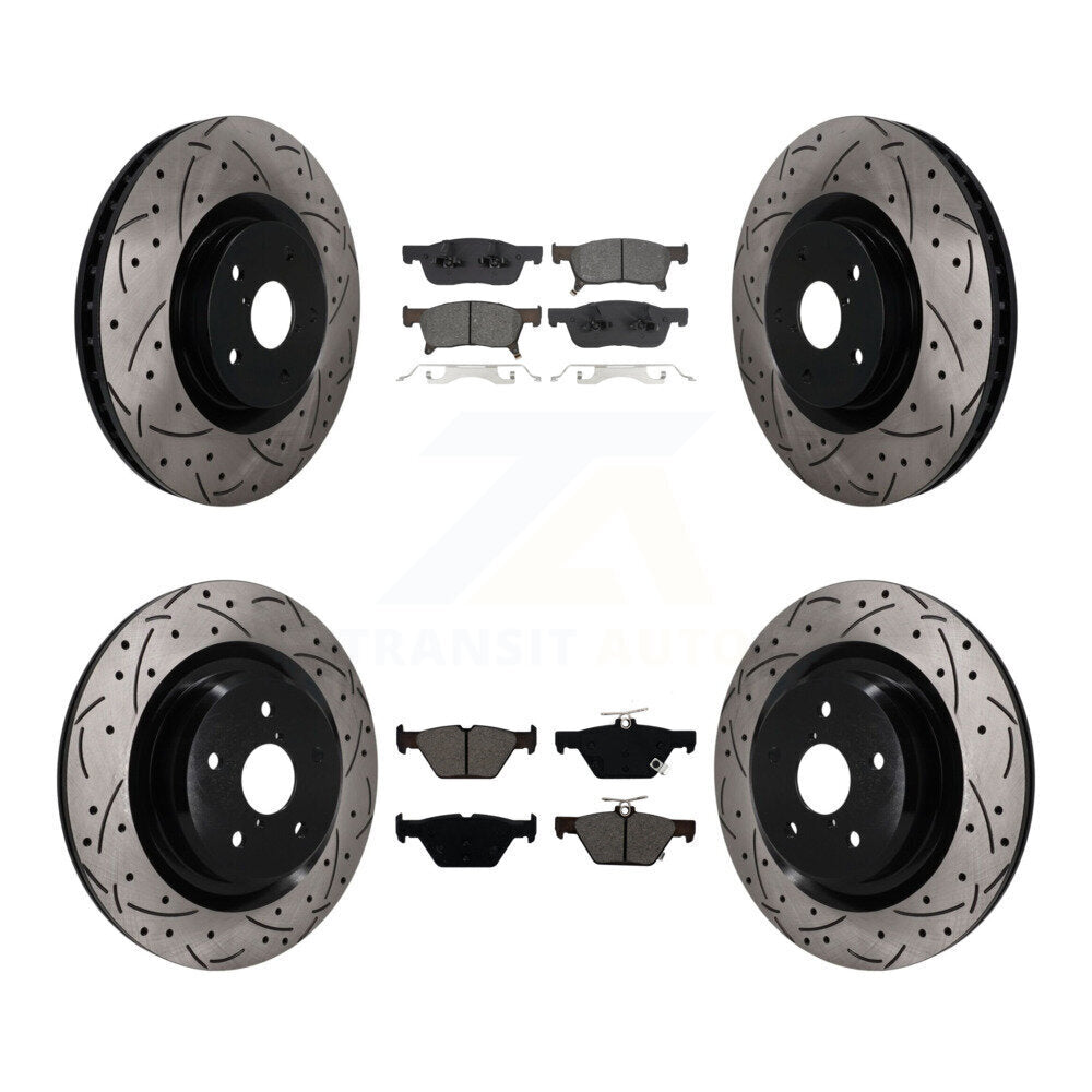 Transit Auto KDS-101583 Disc Brake Kit for 2019-2024 Subaru Ascent - Front and Rear