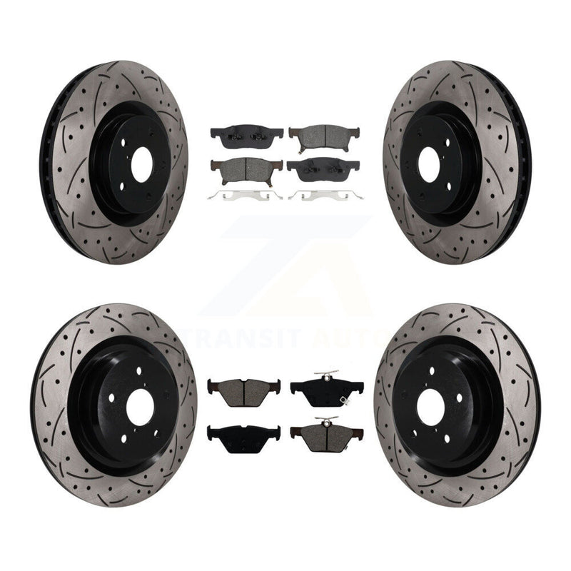 Transit Auto KDS-101583 Disc Brake Kit for 2019-2024 Subaru Ascent - Front and Rear