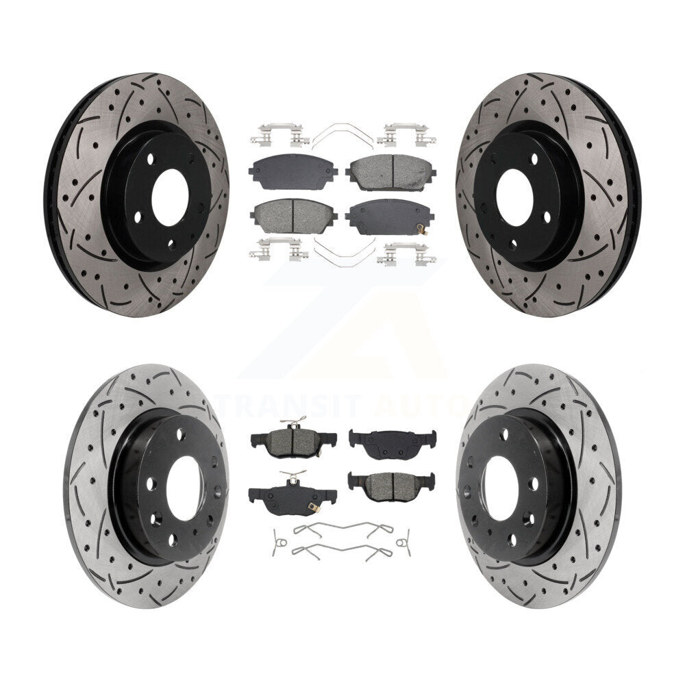 Transit Auto KDS-101584 Disc Brake Kit for 2019-2023 Mazda 3, Mazda 3 Sport - Front and Rear