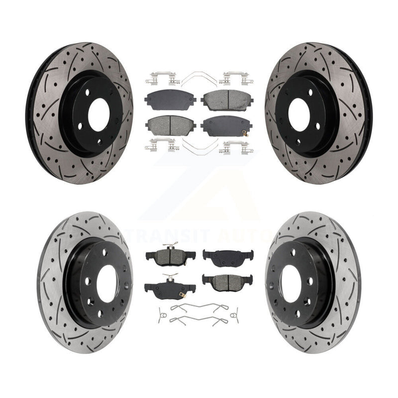 Transit Auto KDS-101584 Disc Brake Kit for 2019-2023 Mazda 3, Mazda 3 Sport - Front and Rear