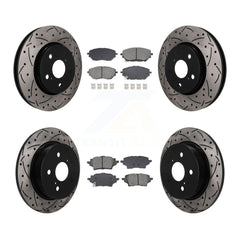 Transit Auto KDS-101586 Disc Brake Kit for 2019-2021 Toyota C-HR - Front and Rear