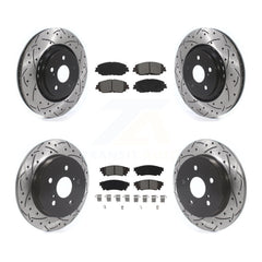 Transit Auto KDS-101587 Disc Brake Kit for 2020 Toyota Camry - Front and Rear