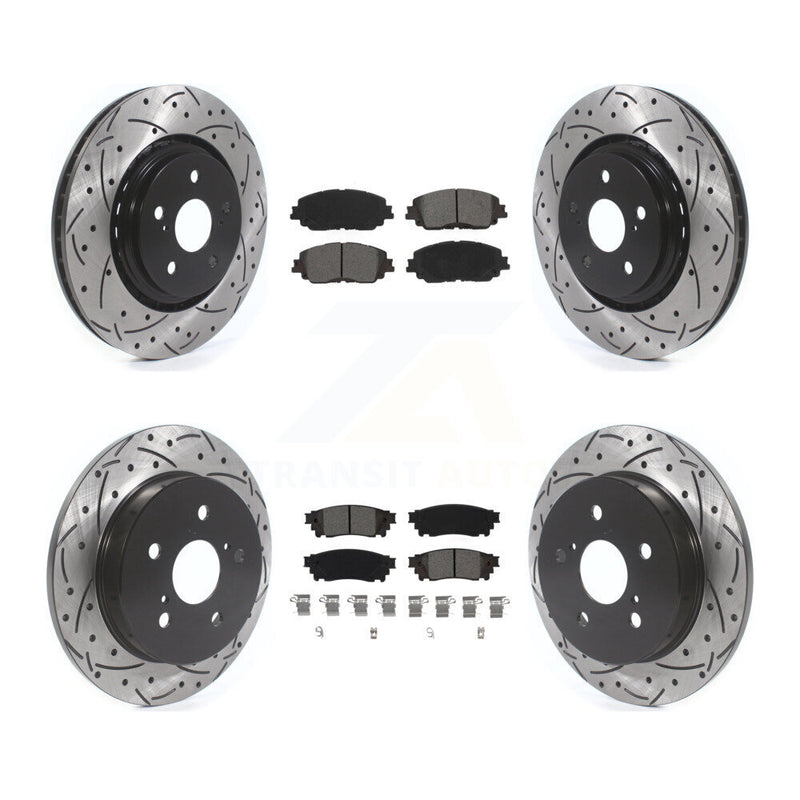 Transit Auto KDS-101587 Disc Brake Kit for 2020 Toyota Camry - Front and Rear