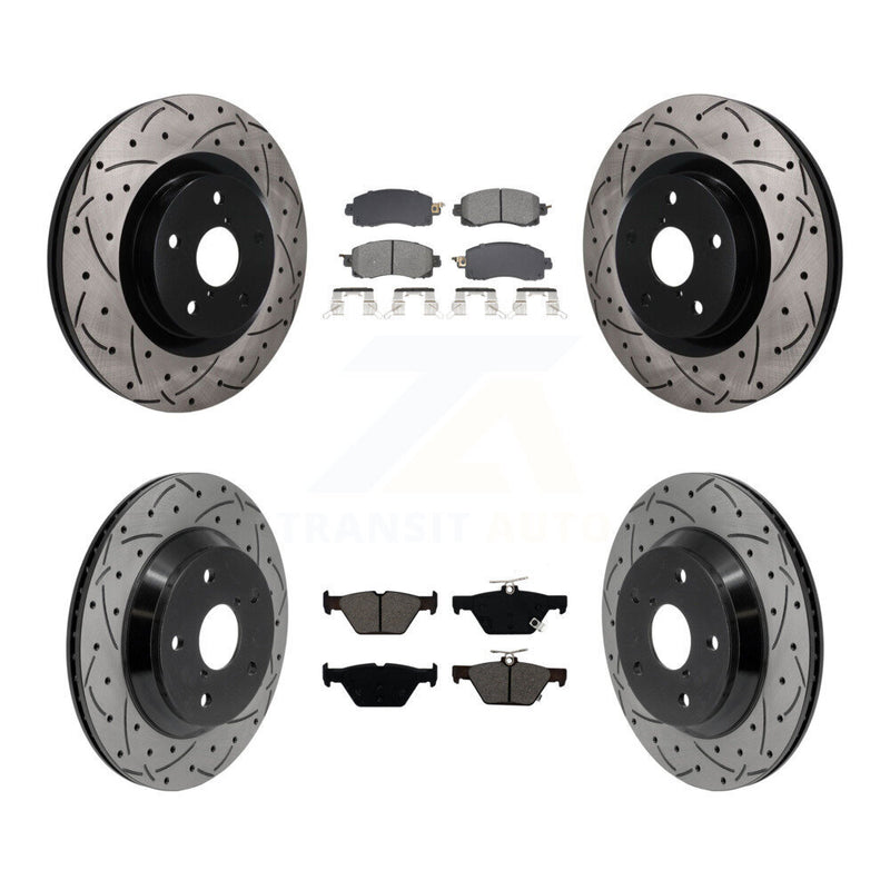 Transit Auto KDS-101589 Disc Brake Kit for 2019-2024 Subaru Crosstrek, Subaru Forester - Front and Rear