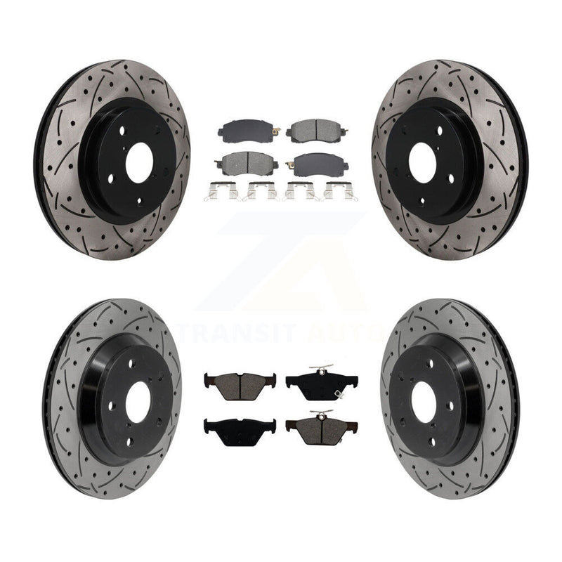 Transit Auto KDS-101590 Disc Brake Kit for 2019-2022 Subaru Forester - Front and Rear
